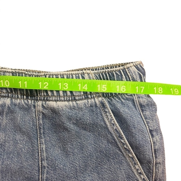 Forever 21 Premium Wide Leg Elastic Waistband Retro Jeans size XL - Picture 11 of 11